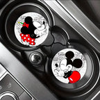 Juego 2 Posavasos Mickey y Minnie Amor